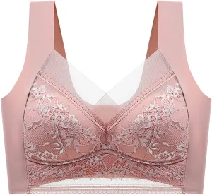 Ice Silk Seamless Beauty Back Bra Comfortable Everyday Bras Seamless Wireless Full Coverage Support Yoga Bras 2025