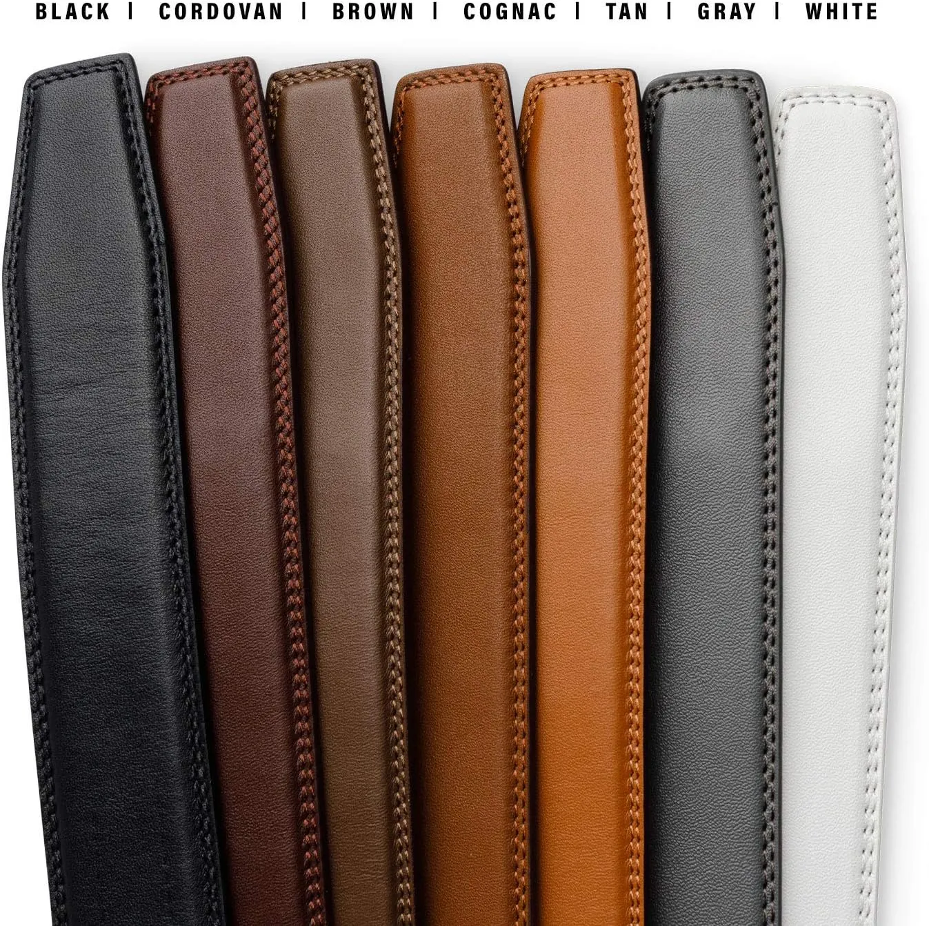 KORE Men’s Full-Grain Leather Track Belt | “Endeavor” Alloy Buckle
