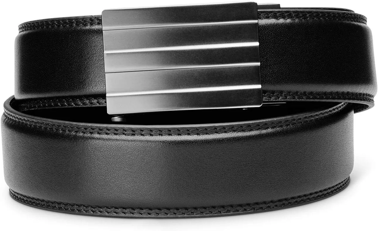 KORE Men’s Full-Grain Leather Track Belt | “Endeavor” Alloy Buckle
