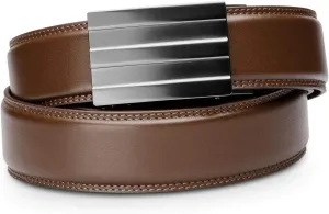 KORE Men’s Full-Grain Leather Track Belt | “Endeavor” Alloy Buckle