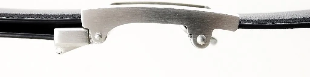 KORE Men’s Full-Grain Leather Track Belts | “Excel” Alloy Buckle