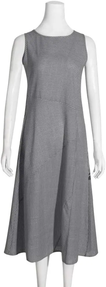 Linen Dress Women Summer Sleeveless Elegant Dresses Cute Sundresses Boho Maxi Dress Long Dresses with Pockects