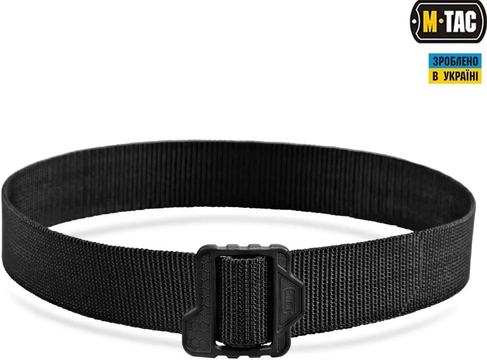 M-Tac Double Duty Tactical Belt - Military Webbing Nylon Utility Belt Plastic Buckle