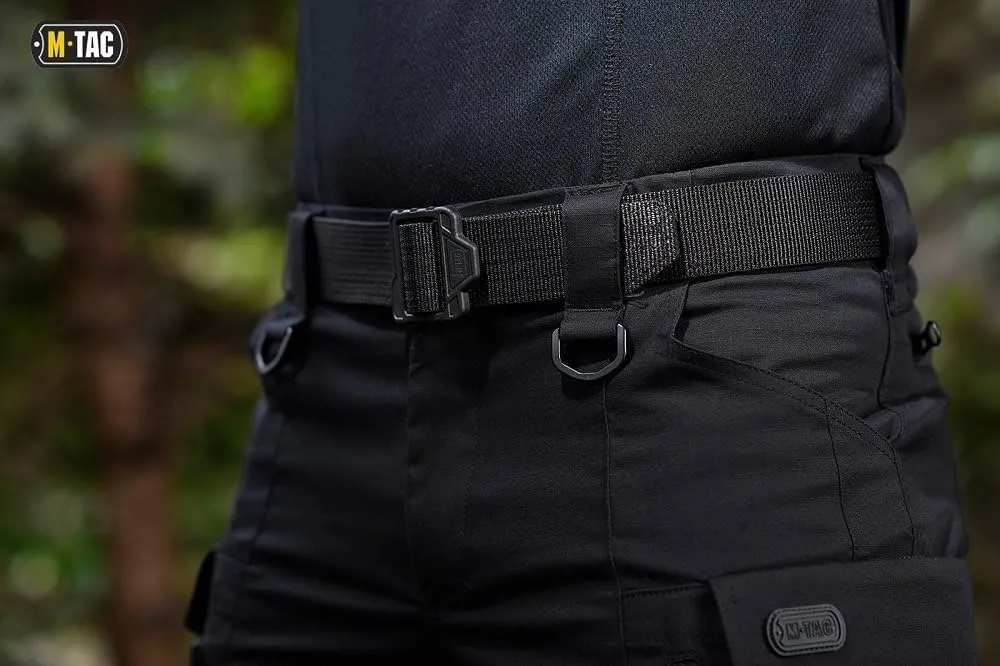 M-Tac Double Duty Tactical Belt - Military Webbing Nylon Utility Belt Plastic Buckle