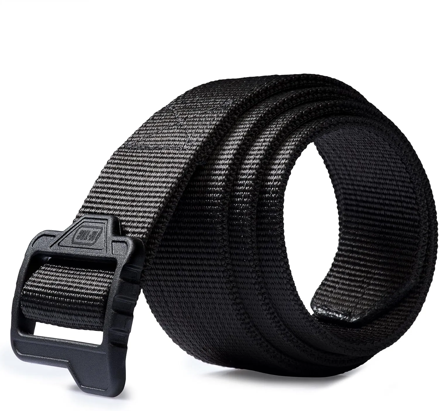 M-Tac Double Duty Tactical Belt - Military Webbing Nylon Utility Belt Plastic Buckle