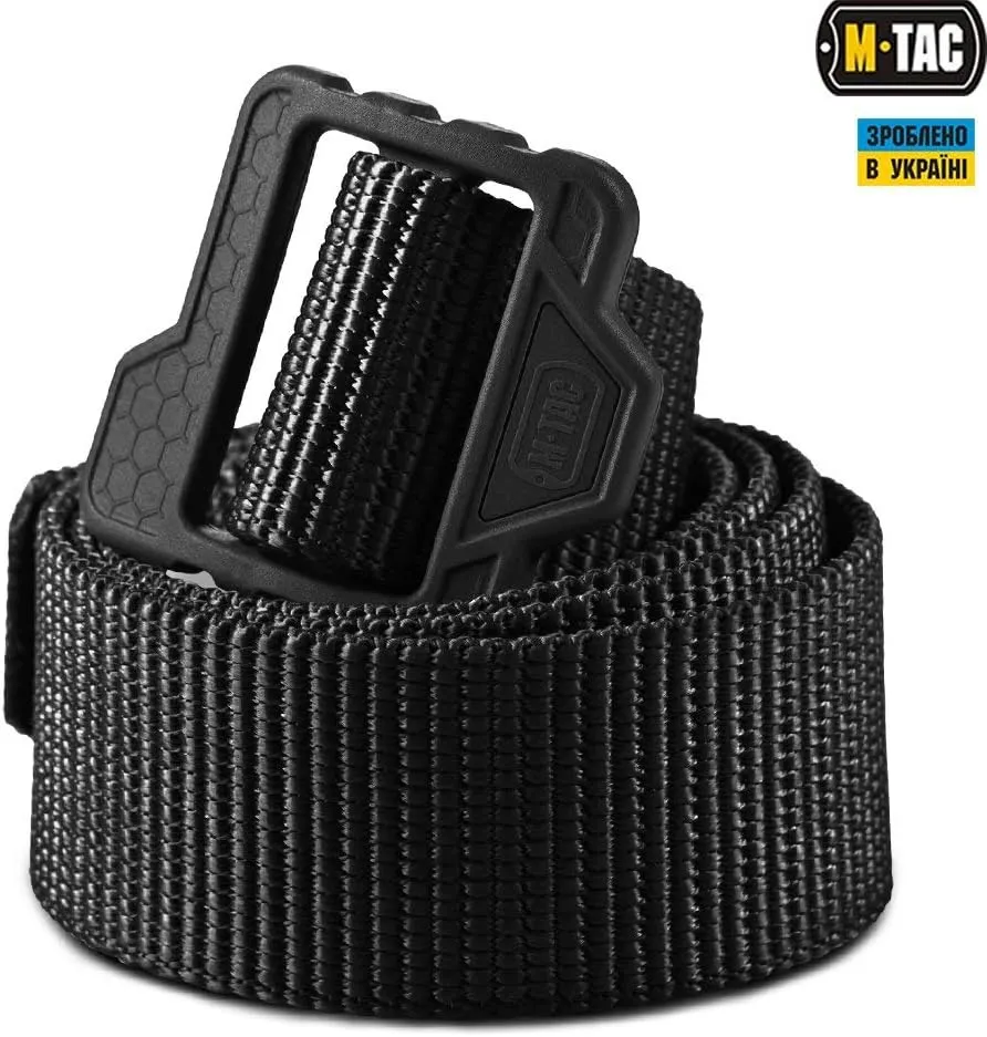 M-Tac Double Duty Tactical Belt - Military Webbing Nylon Utility Belt Plastic Buckle