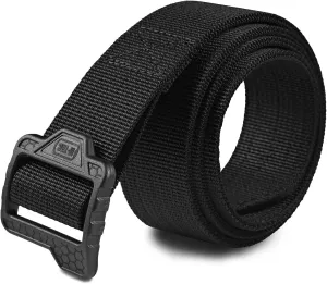 M-Tac Double Duty Tactical Belt - Military Webbing Nylon Utility Belt Plastic Buckle