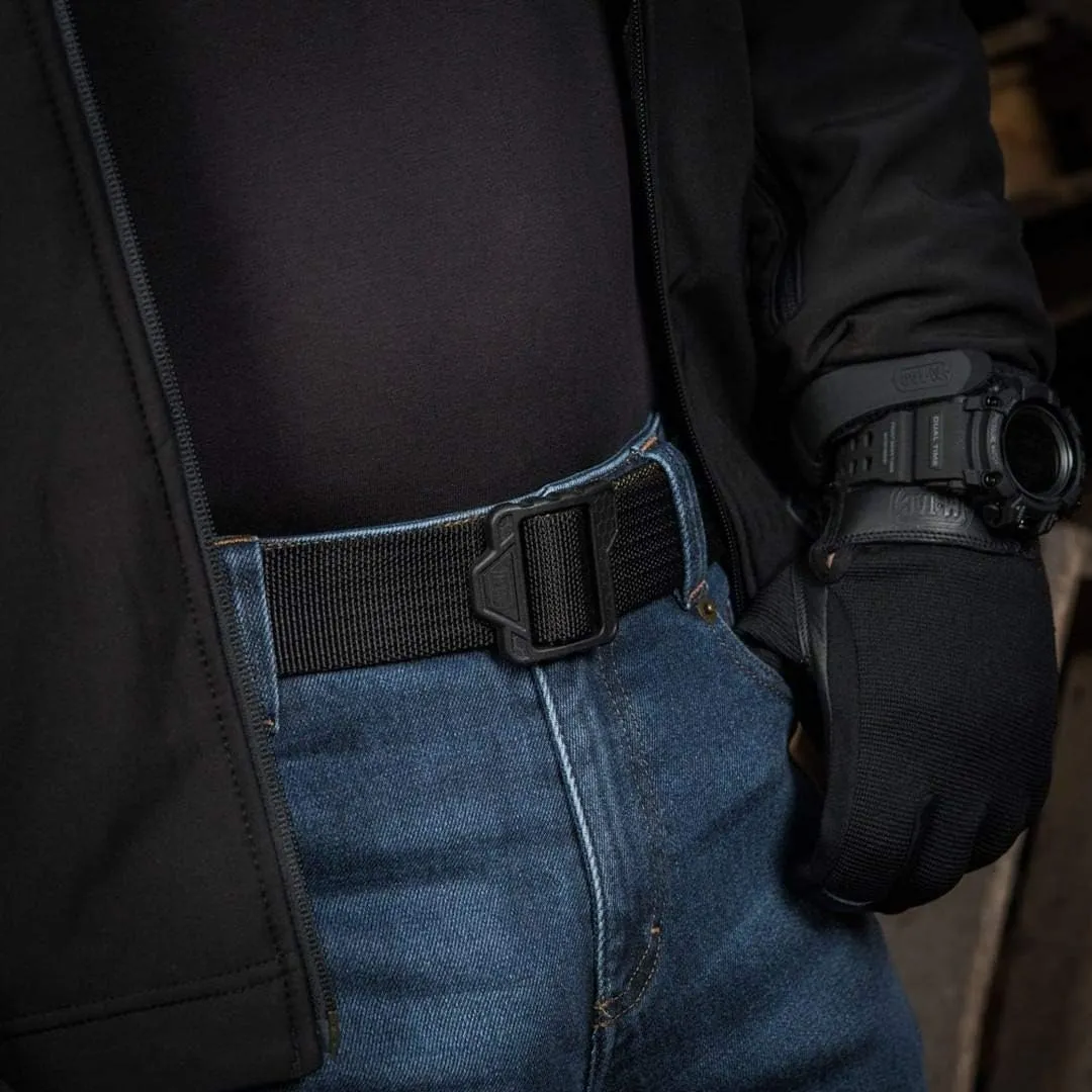 M-Tac Double Duty Tactical Belt - Military Webbing Nylon Utility Belt Plastic Buckle