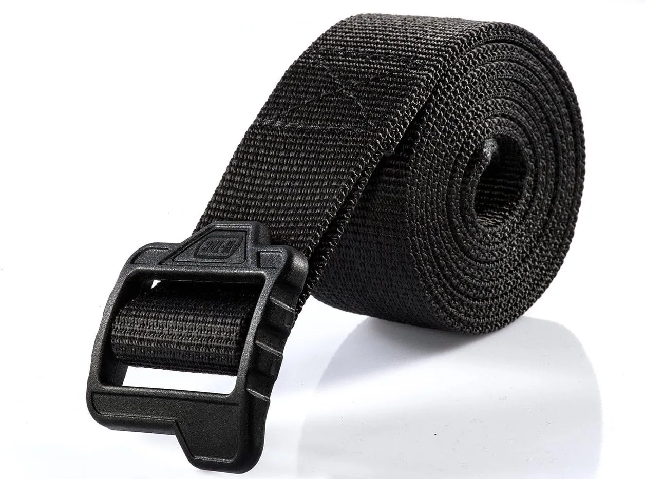 M-Tac Double Duty Tactical Belt - Military Webbing Nylon Utility Belt Plastic Buckle