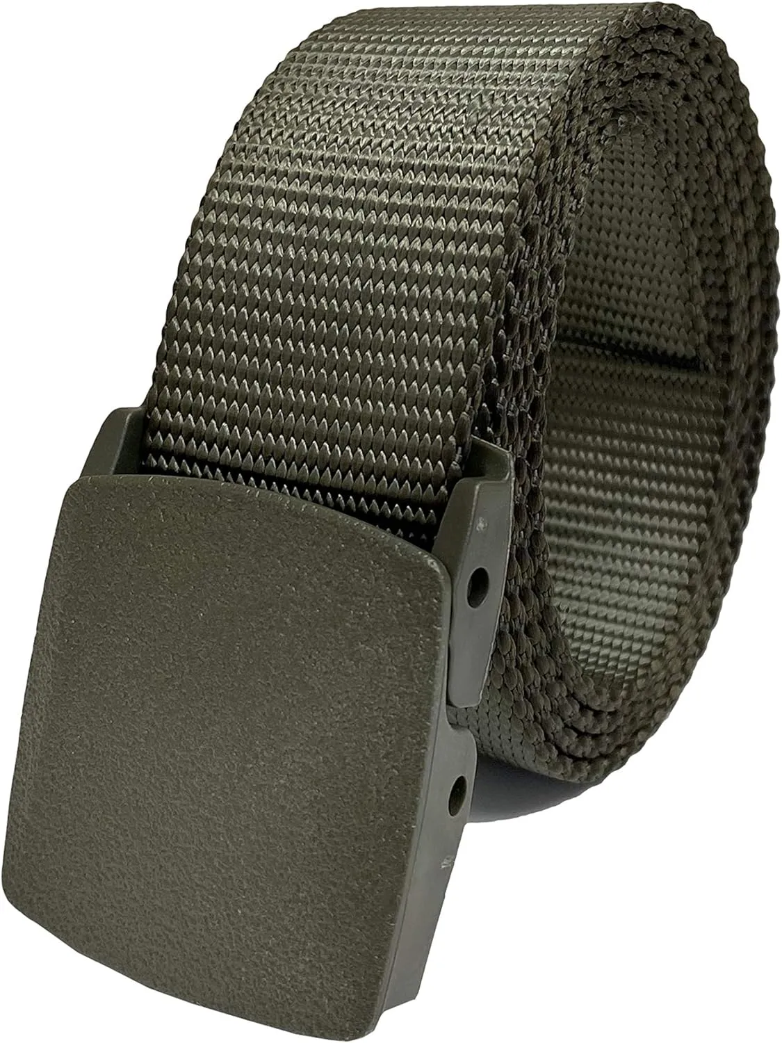 Men's Adjustable High Strength Utility Tactical Belts with Heavy Duty Plastic Buckle Up to 80" Length