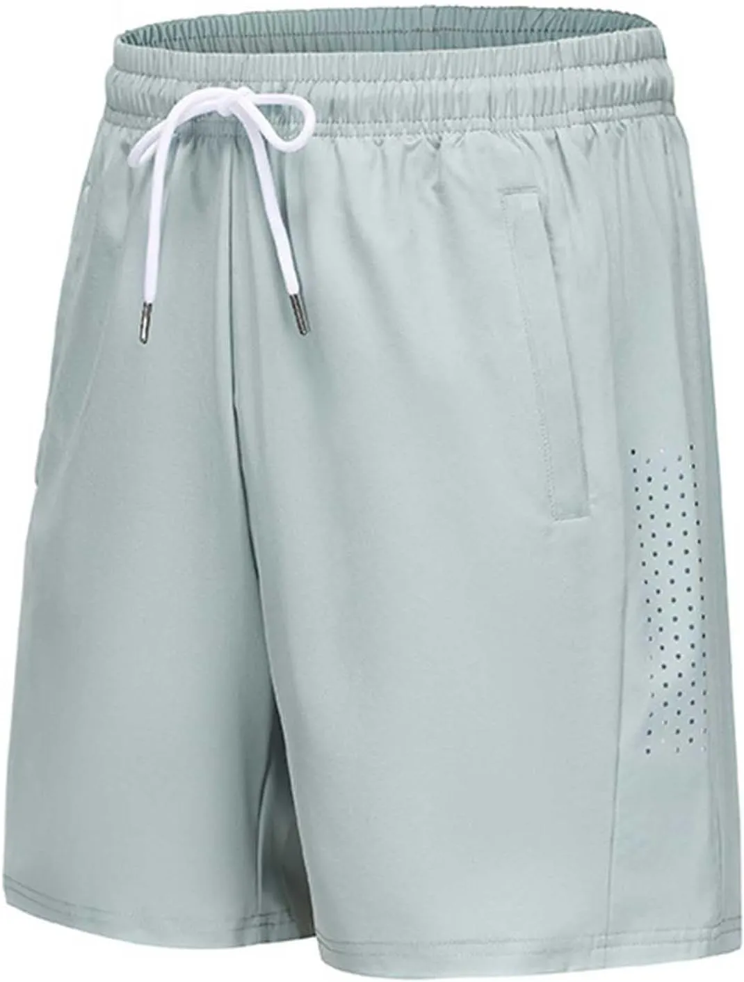 Mens Athletic Shorts Quick Dry Loose Fit Lightweighgt Breathable Sport Running Hiking Workout Gym Shorts with Pockets