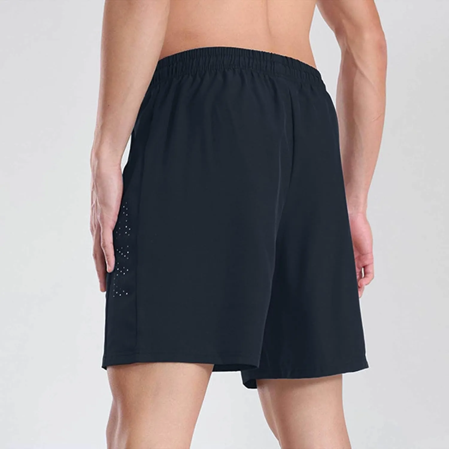 Mens Athletic Shorts Quick Dry Loose Fit Lightweighgt Breathable Sport Running Hiking Workout Gym Shorts with Pockets
