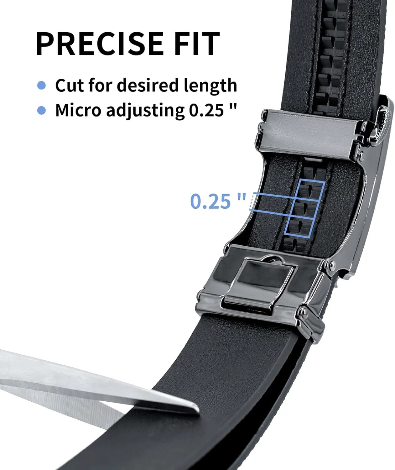 Men's Belts Leather Ratchet Dress Belts for Men Adjustable Belt for Casual Jeans