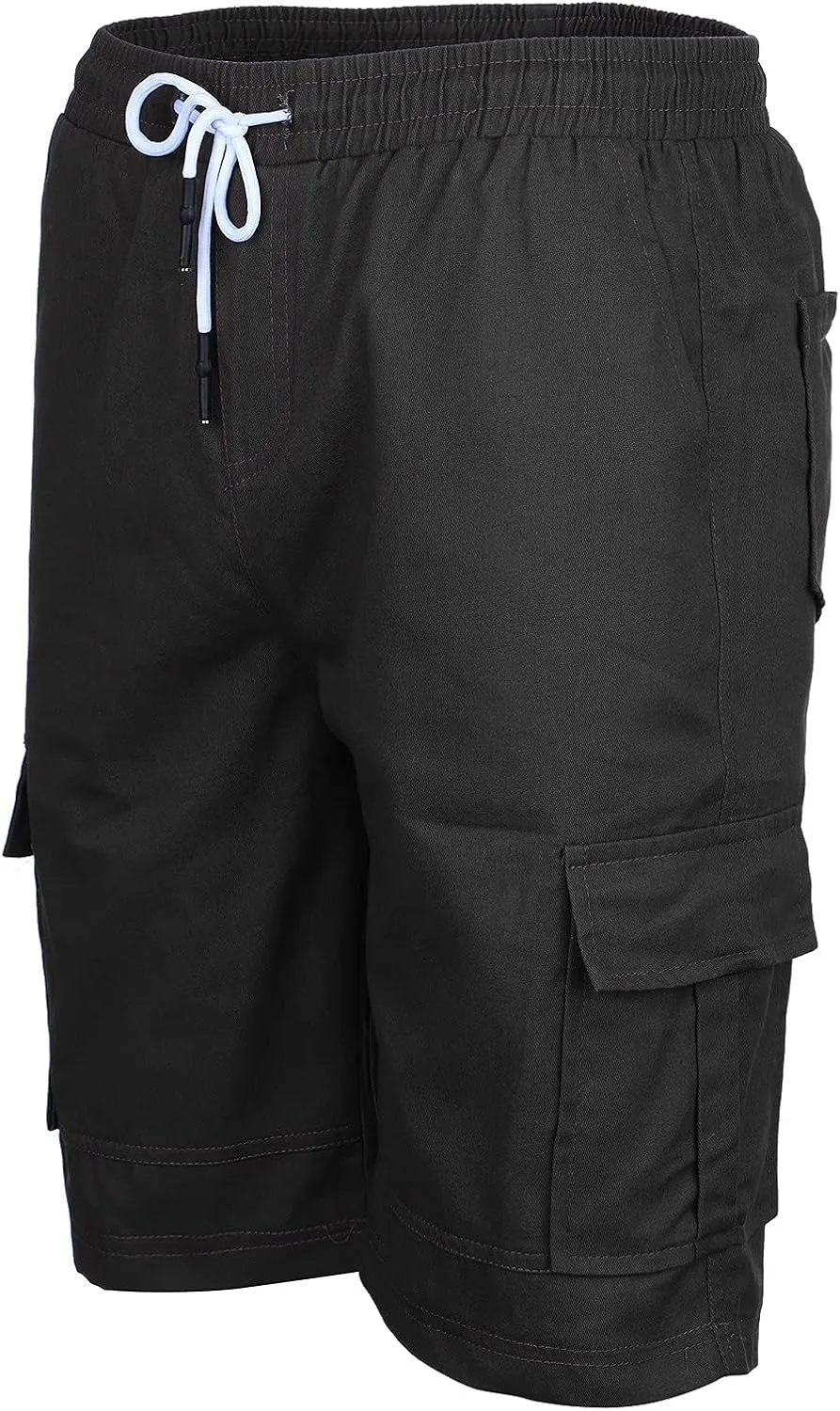 Mens Casual Cargo Shorts - 2025 Drawstring Stretch Summer Beach Shorts Chino Shorts Outdoor Hiking Shorts with 6 Pockets