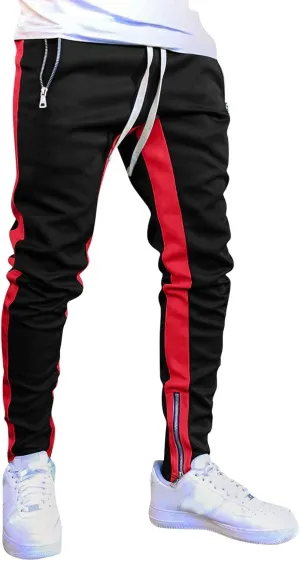 Men's Joggers Mens Sweatpants Athletic Cargo Pants for Men Casual Work Trousers Tactical Pants Rip-Stop Hiking Pants