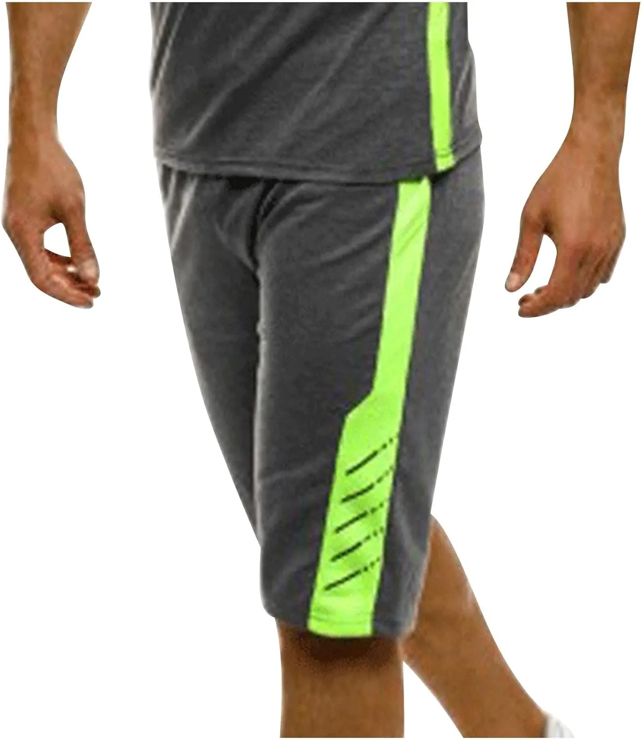 Men's Running Shorts Lightweight Loose Fitness Shorts Casual Quick Dry Workout Gym Athletic Shorts with Pockets
