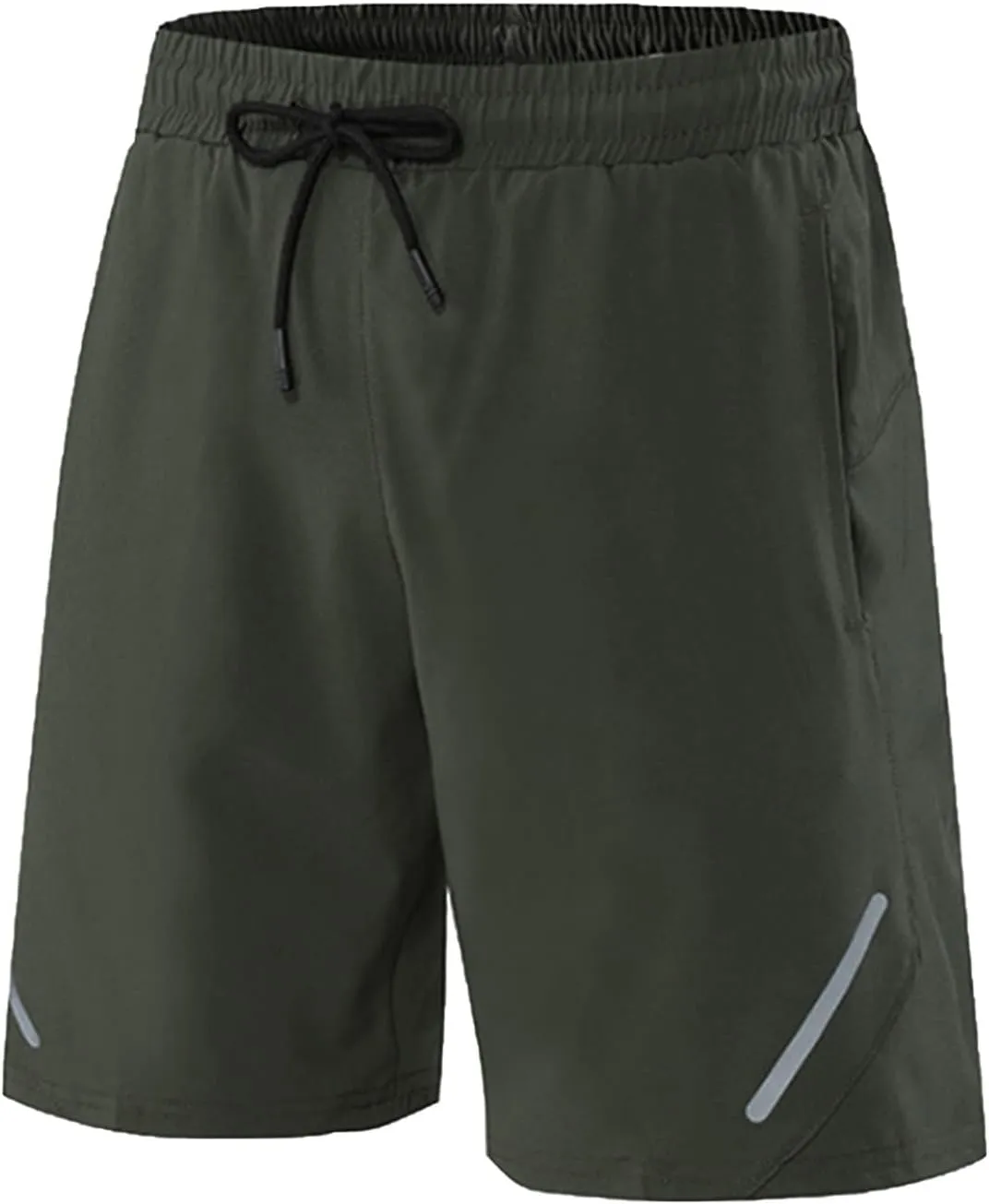 Mens Shorts Athletic Casual Drawstring Stretch Waist Shorts Quick Dry Running Workout Shorts with Pockets