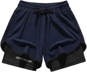 Men's Shorts Lightweight Workout Running Shorts Low Rise Quick Dry Casual Athletic Solid Basketball Shorts