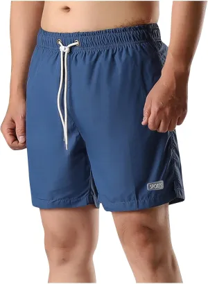 Mens Shorts Summer Elastic Waist Drawstring Casual Shorts Lightweight Hiking Running Workout Quick Dry Athletic Shorts
