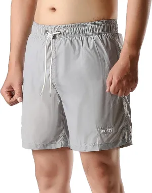 Mens Shorts Summer Elastic Waist Drawstring Casual Shorts Lightweight Hiking Running Workout Quick Dry Athletic Shorts