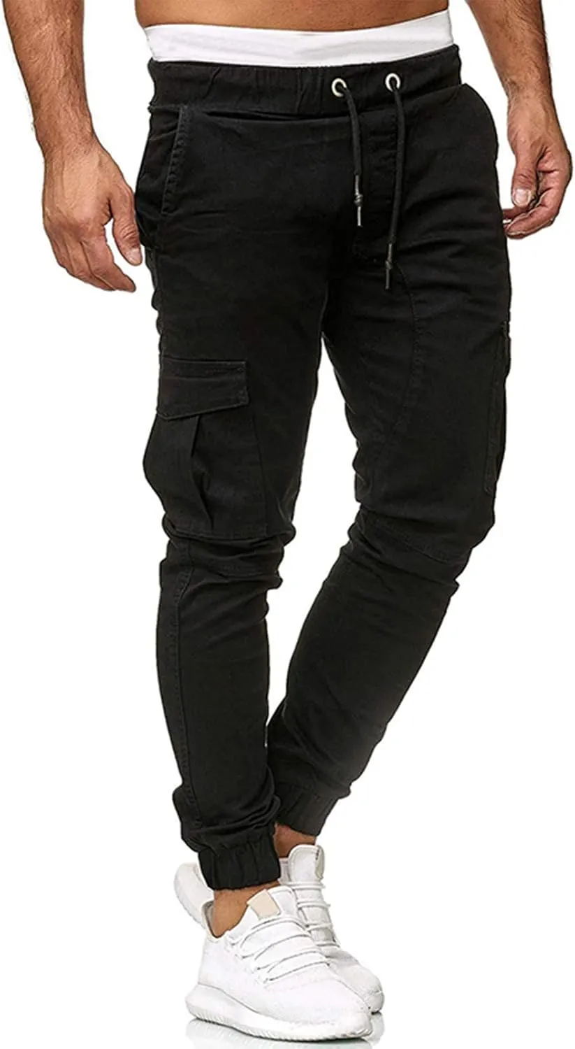 Men's Sports Casual Jogging Trousers Lightweight Hiking Work Pants Outdoor Pant
