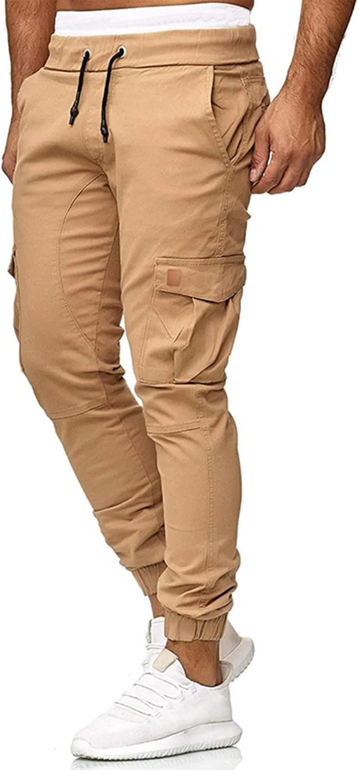 Men's Sports Casual Jogging Trousers Lightweight Hiking Work Pants Outdoor Pant