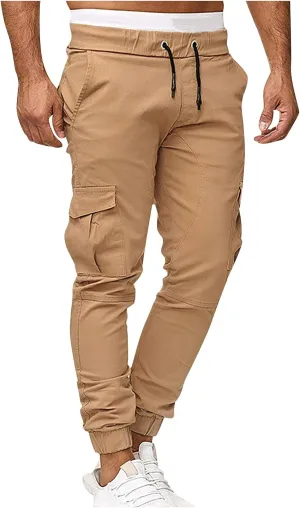 Men's Sports Casual Jogging Trousers Lightweight Hiking Work Pants Outdoor Pant