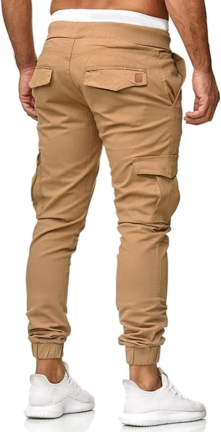 Men's Sports Casual Jogging Trousers Lightweight Hiking Work Pants Outdoor Pant