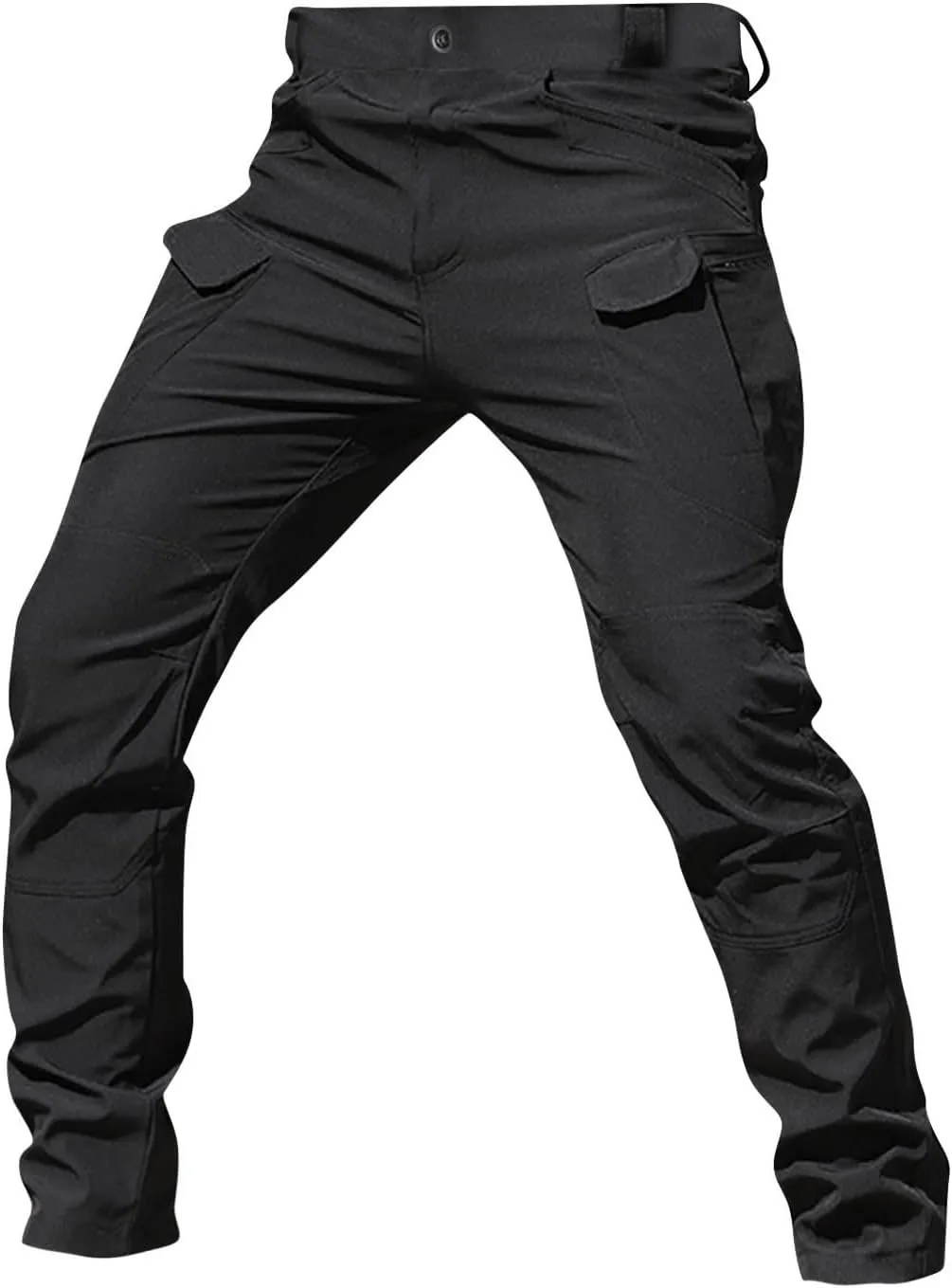 Men's Stretch Tactical Pants Water Resistant Ripstop Cargo Pants Outdoor Lightweight Work Hiking Pants