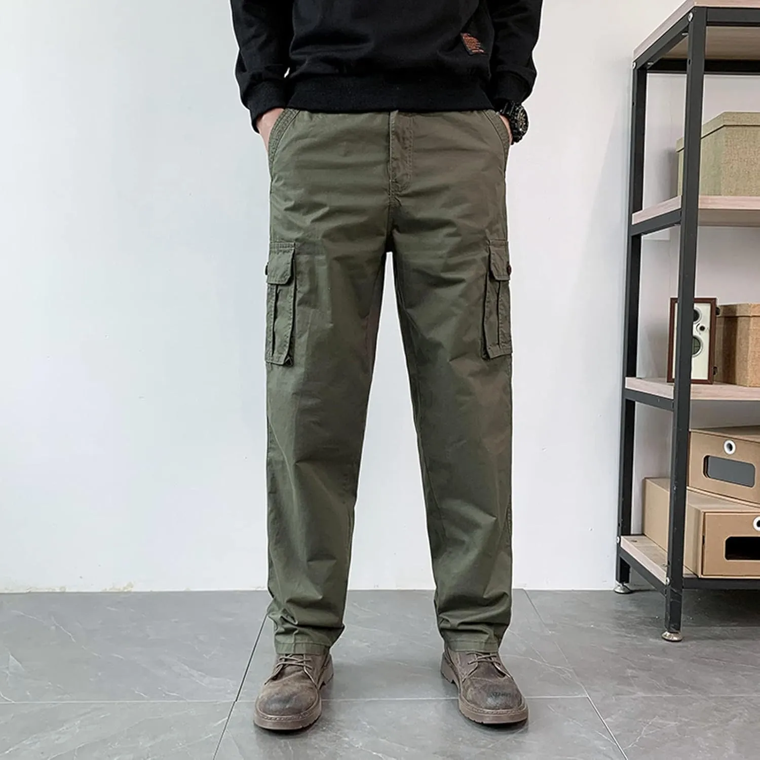 Mens Workout Cargo Sweatpants for Men Mens Sweatpants Mens Sweatpants with Pockets Workout Pants for Men Mens Workout