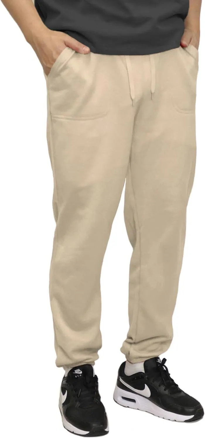 Mersenne Men's Lightweight Sweatpants Fleece Jogger Pants