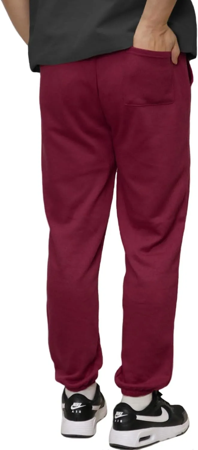 Mersenne Men's Lightweight Sweatpants Fleece Jogger Pants