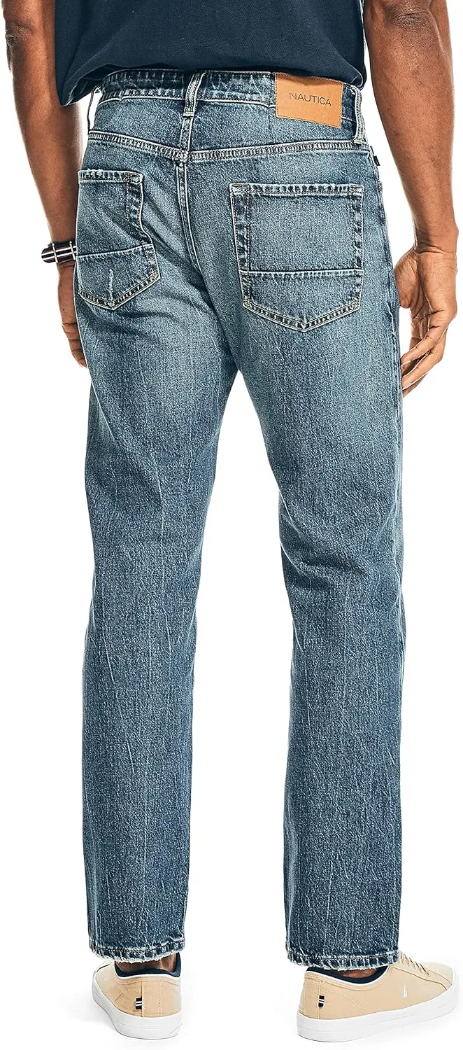Nautica Men's Vintage Straight Denim Jeans