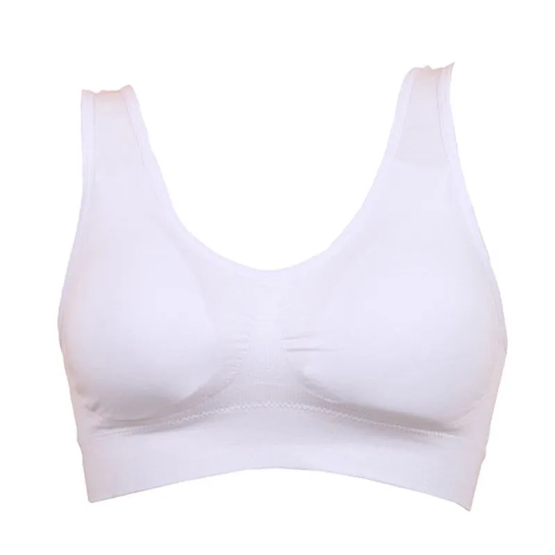 Padded Seamless Bra Vest Tops Rimless Bras