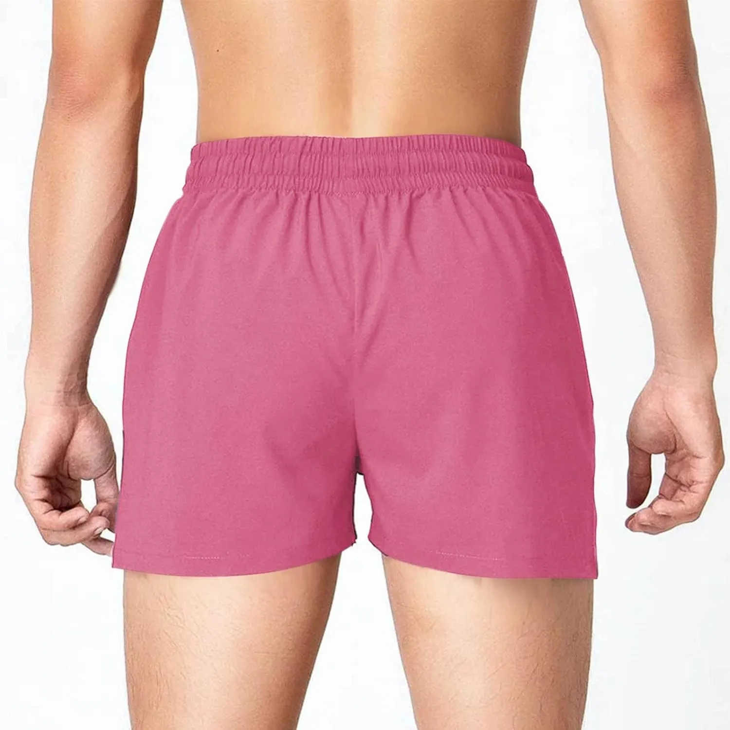 Running Shorts for Men with Zipper Pockets Stretch Waist Quick Dry Lightweight Breathable Gym Workout Athletic Shorts