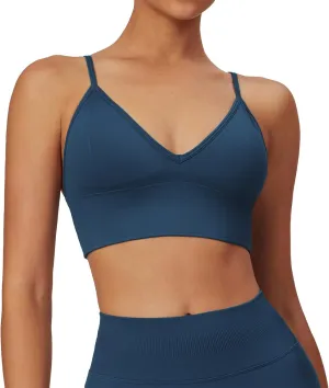 Sports Bras for Women High Support,Yoga Tank with Built in Bra,Padded Sports Bra,Crop Tank Tops Wireless Cami Shirt