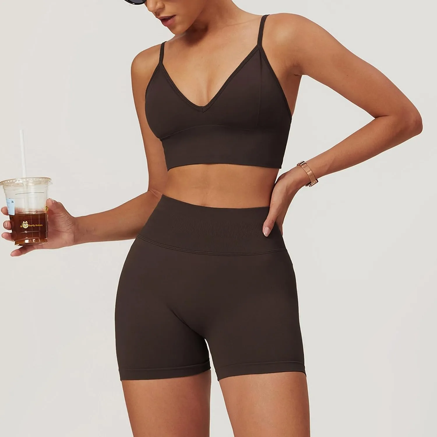 Sports Bras for Women High Support,Yoga Tank with Built in Bra,Padded Sports Bra,Crop Tank Tops Wireless Cami Shirt
