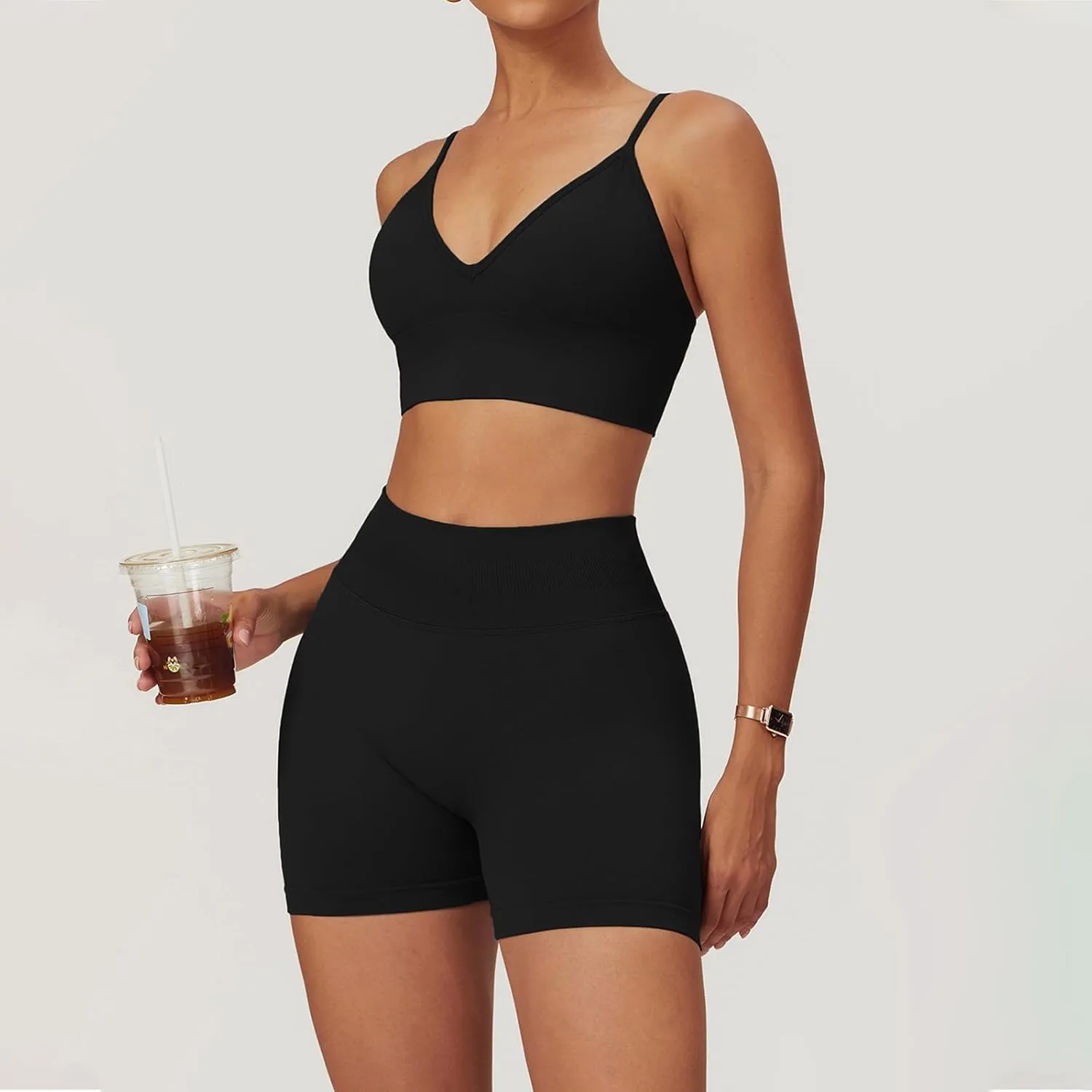 Sports Bras for Women High Support,Yoga Tank with Built in Bra,Padded Sports Bra,Crop Tank Tops Wireless Cami Shirt