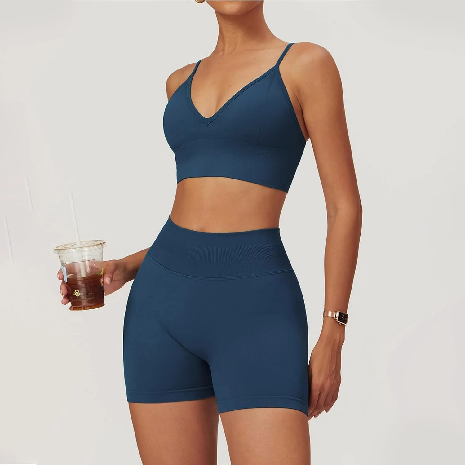 Sports Bras for Women High Support,Yoga Tank with Built in Bra,Padded Sports Bra,Crop Tank Tops Wireless Cami Shirt