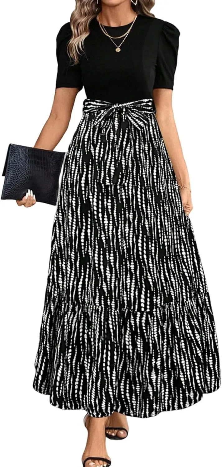 Spring Dresses for Women 2025,Summer Dress for Women A Line Wedding Guest Womens Easter Dresses Plus Size Formal