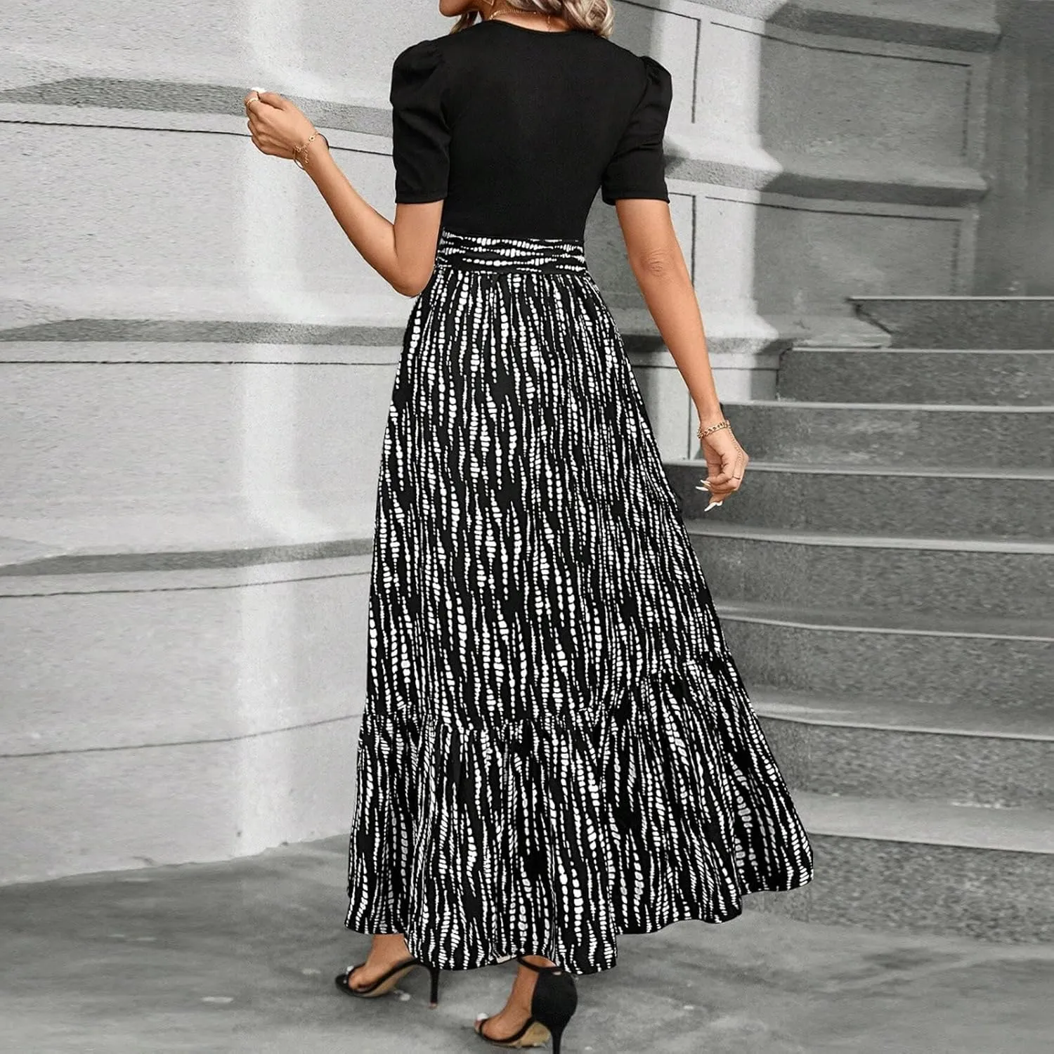 Spring Dresses for Women 2025,Summer Dress for Women A Line Wedding Guest Womens Easter Dresses Plus Size Formal