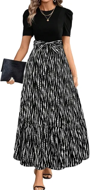 Spring Dresses for Women 2025,Summer Dress for Women A Line Wedding Guest Womens Easter Dresses Plus Size Formal
