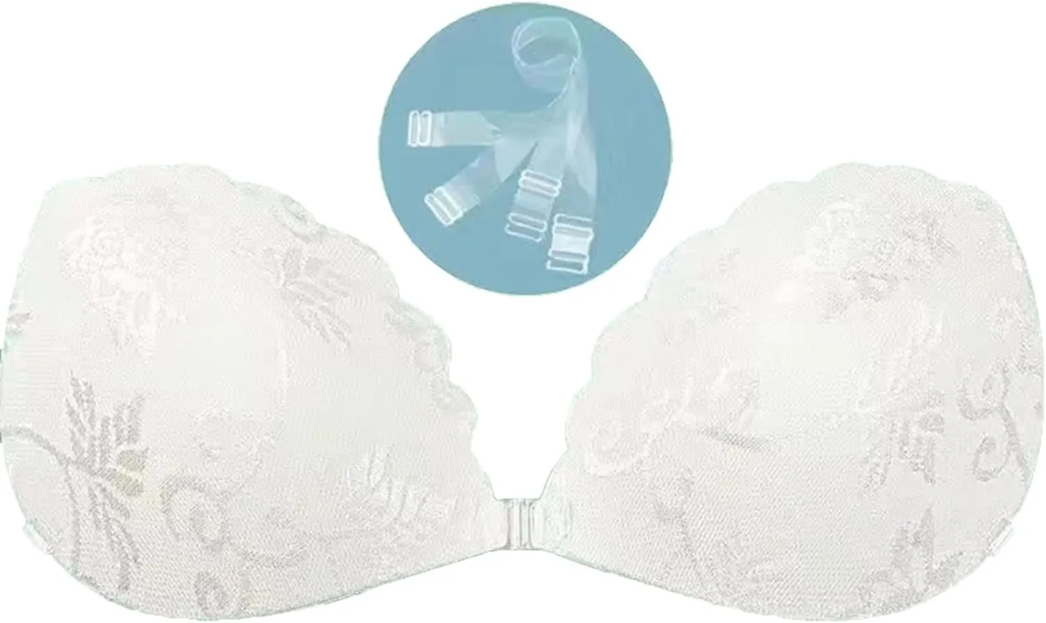 Strapless Sticky Bra Invisible Sticky Boobs Silicone Adhesive Bra Backless Pushup Lift Bra for Everyday Comfort