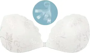 Strapless Sticky Bra Invisible Sticky Boobs Silicone Adhesive Bra Backless Pushup Lift Bra for Everyday Comfort