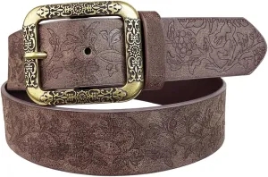 TOPACC Western Belts for Women Men Cowboy Cowgirl Belt for Jeans Pants Country Concert Outfit Rodeo
