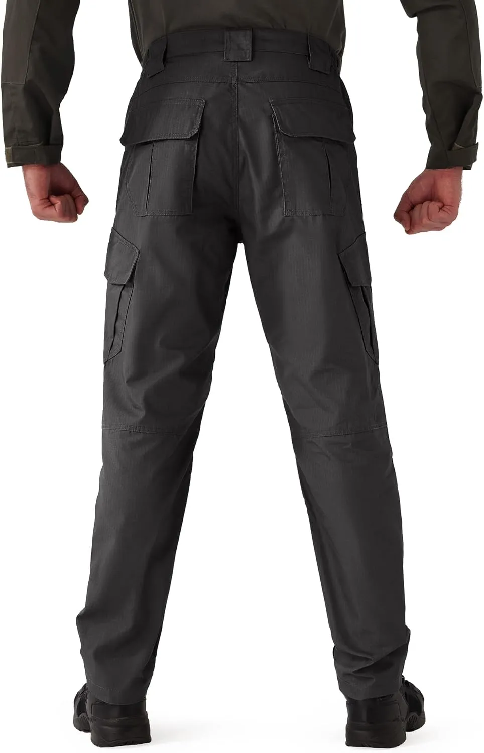 URBEST Men's Ripstop Tactical Pants, Water Resistant Cargo Pants, Outdoor Lightweight Hiking Work Pants