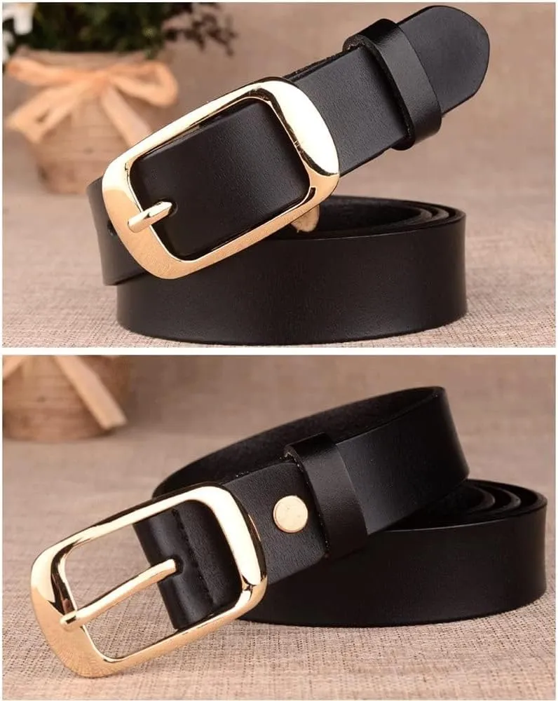 Women Genuine Leather Belt Women Strap Pure Color Belts Jeans Belt Women's Belts