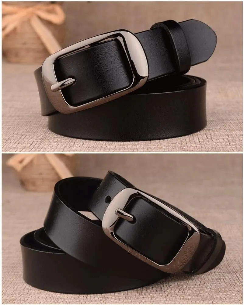 Women Genuine Leather Belt Women Strap Pure Color Belts Jeans Belt Women's Belts