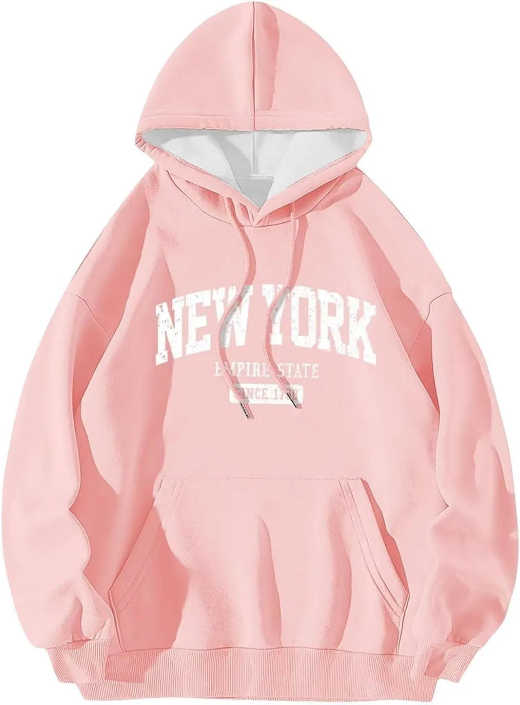 Women Y2K Los Angeles Sweatshirt Hip Hop Letter Print Oversize Hoodie Casual Baggy Harajuku Gothic Pullover Hoodie