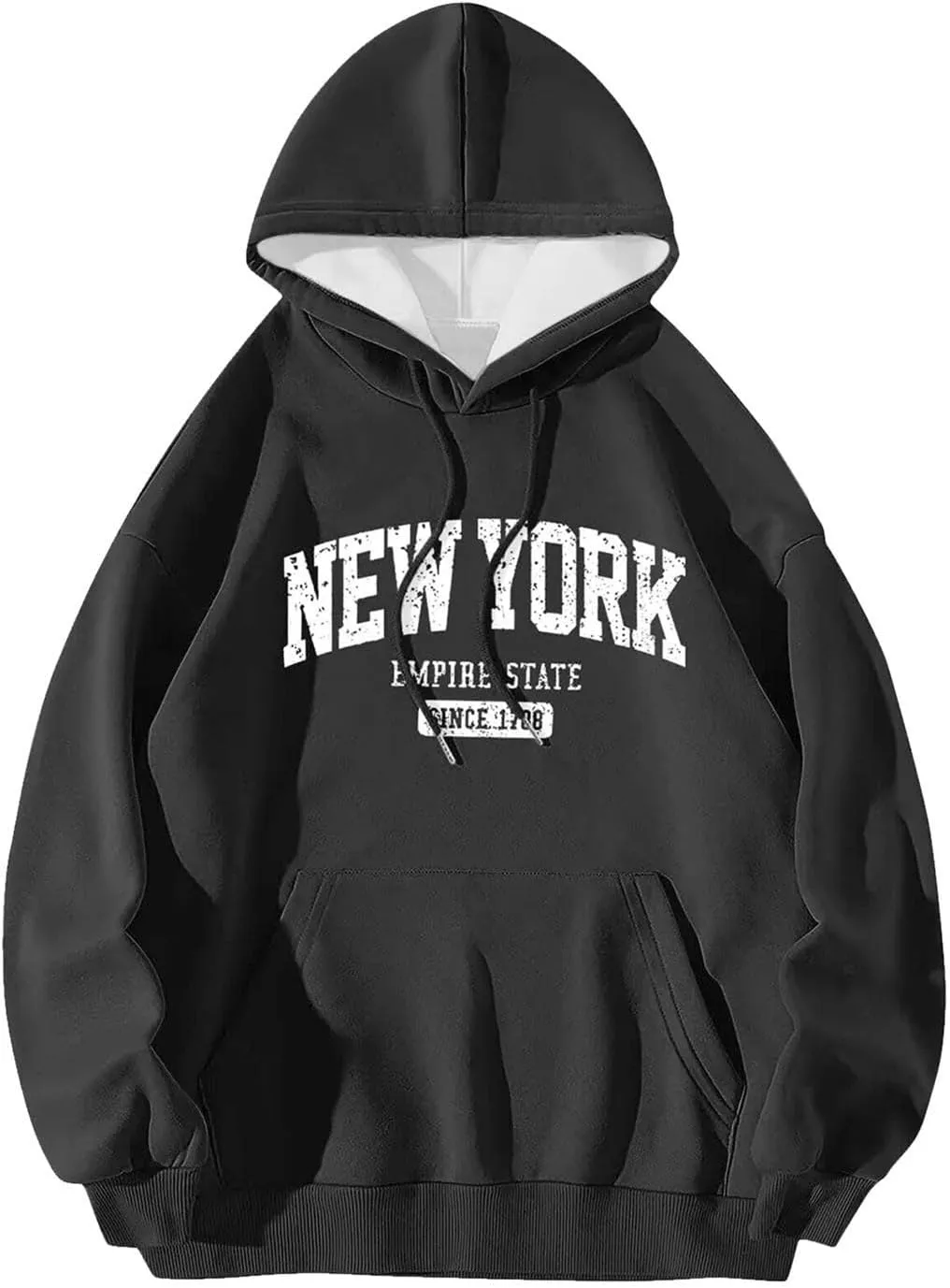 Women Y2K Los Angeles Sweatshirt Hip Hop Letter Print Oversize Hoodie Casual Baggy Harajuku Gothic Pullover Hoodie